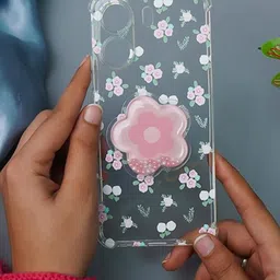 PEEPERLY Floral Printed OnePlus Nord CE 2 Cute Korean Floral Gripper Back Case-20