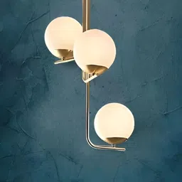 KINIS Gold-Toned Quirky Metal Ceiling Lamp-image-23