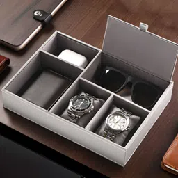 Aura Grey Set of 1 Regular Multi-Utility Organisers-picture-4
