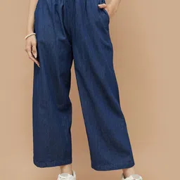 Colour Me by Melange Women Loose Fit Trousers-image-9