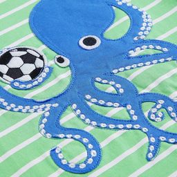 Hopscotch Kids Boys Green Printed T-shirt-picture-47