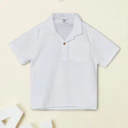 max Boys Polo Collar Short Sleeves Pure Cotton Pockets T-shirt-image-98