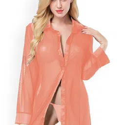 Xs and Os Net Shirt Babydoll Lingerie With Panty-image-20