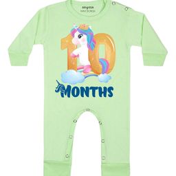 Arvesa Infants Printed Round Neck Bodysuits-image-78
