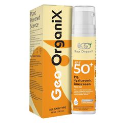 Geo OrganiX 1% Hyaluronic Acid Sunscreen Gel SPF 50 PA+++ With Vitamin C - 50 g-47