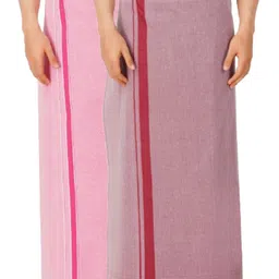 Ethazh Men Pack of 2 Men Dhotis-image-81