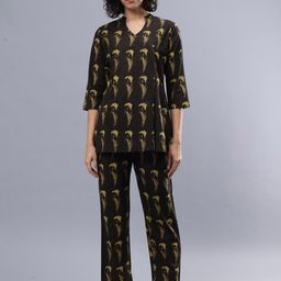 CORDSET Printed Pure Cotton Tunic & Trousers Co-Ords-image-20