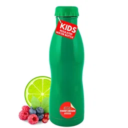 Frabble8 Fluorescent Green Single Stainless Steel Solid Single Wall Vacuum Water Bottle-image-94