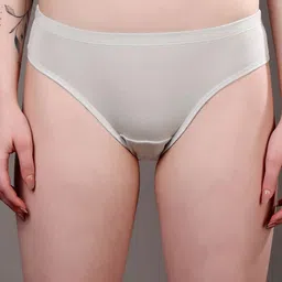 Louis Bayrad High-Rise Knitted Anti-Microbial Plus-Size Hipster Brief - LBN 1031 Cloud-image-13