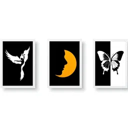 Aisha Decorz Set of 3 Birds Wall Paintings-picture-18