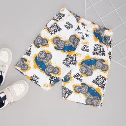 Pantaloons Junior Boys Graphic Printed Cotton Shorts-picture-35