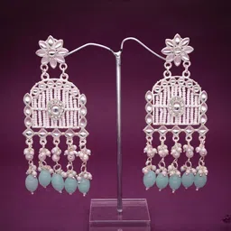 Anouk Gold-Plated Brass Artificial Beads Drop Earrings-picture-23