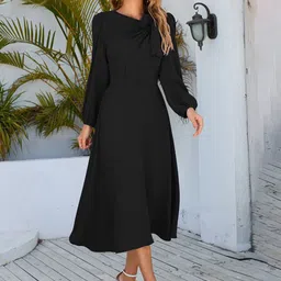all about you Floral A-Line Midi Dress-image-31
