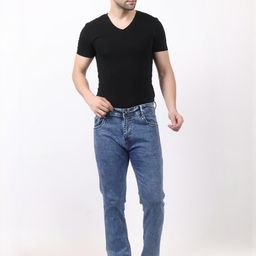 SACHIVA FASHION Men's Regular Fit High-Rise Stretchable Jeans-image-38