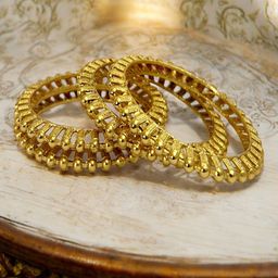 AccessHer Set Of 4 Gold-Plated Bangles-image-91