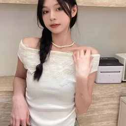 KPOP Women Off-Shoulder Top-image-93