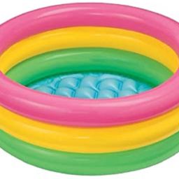 3 ft 3 ring bath tub Child tub Cushion Portable bathtub (Multicolor)-image-52