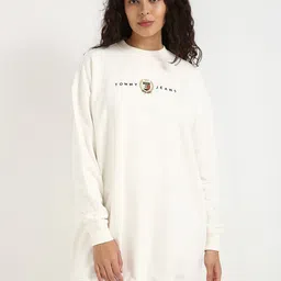 Tommy Hilfiger Women Printed Cotton T-shirt Dress-picture-31