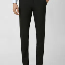 Van Heusen Men Textured Slim Fit Formal Trousers-picture-32