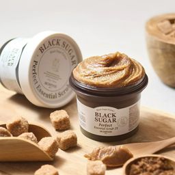 SKINFOOD Black Sugar Perfect Essential Scrub 2X with Rice Wine & Macadamia Seed Oil - 210g-52