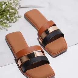 Froh Feet Women Open Toe Flats-picture-12