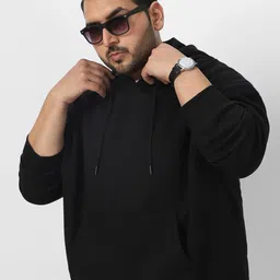 Urbano Plus Men Plus Size Hooded Pullover Sweatshirt-picture-18