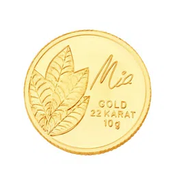 Mia by Tanishq 22KT Gold Sublime Mango Leaf Gold Coin 10 GM-4