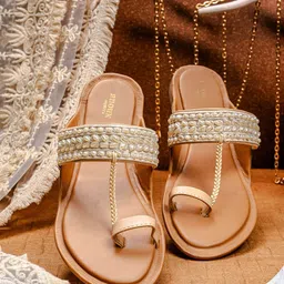 Anouk Women One Toe Flats-image-86
