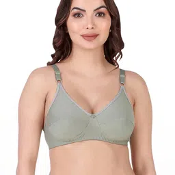 Women Cotton Red,Green Non Padded Non-Wired Lingerie Bra Sport wear Gym Crop Tank Top-23