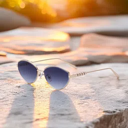 HASHTAG EYEWEAR Unisex UV Protected Lens Full Rim Oval Cateye Sunglasses-image-42