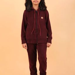 BAESD Girls Long Sleeves Hooded Neck Tracksuits-image-93