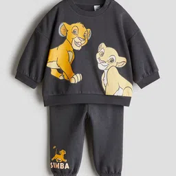 H&M 2-Piece Printed Sweatshirt Set-image-31