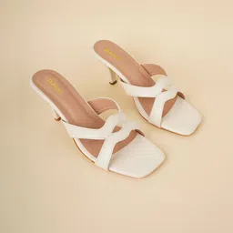 Rubeezz Party Kitten Sandals with Laser Cuts-picture-47