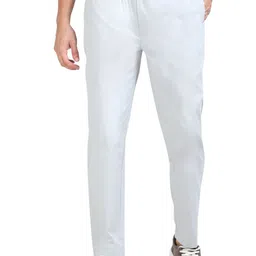 SWISS HORN Cotton Breathable Relaxed-Fit Straight Lounge Pants-image-5