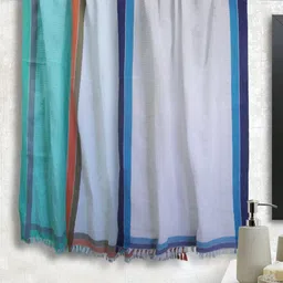 Aura Sea Green & Blue 3 Cotton 210 GSM Bath Towel-image-9