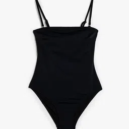 Koton Shoulder Straps Sleeveless Swimsuit-image-8
