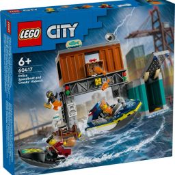 60417 Police Speedboat and Crooks Hideout-image-19