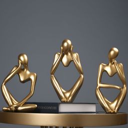 Spiaty Unisex Gold Showpieces-image-16