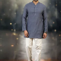 TATTVA Men Floral Printed Kurta-picture-15