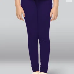 LYRA Girls Pack Of 2 Cotton Ankle-Length Leggings-image-65