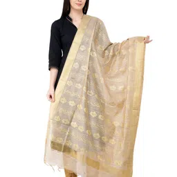 A R SILK DUPATTA HUB Ethnic Motifs Woven Design Dupatta-picture-49