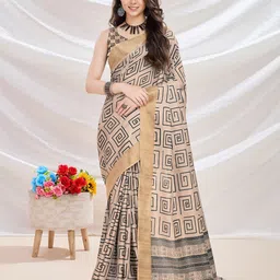 Mitera Silk Blend Saree-image-74