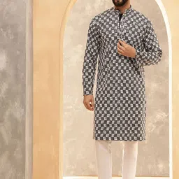 SOJANYA Men Embroidered Thread Work Kurta-48