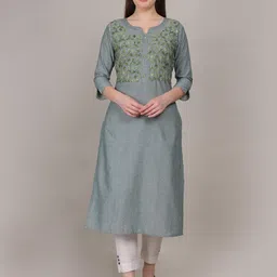 4u Fashion Women Grey Kurtas-57