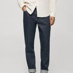 MANGO MAN Men Pure Cotton Jeans-image-84