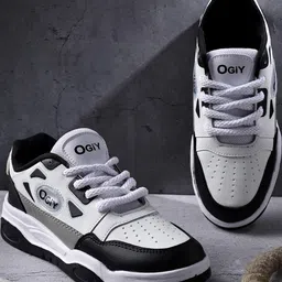 Free Kicks White Synthetic Leather Casual Shoes-image-85