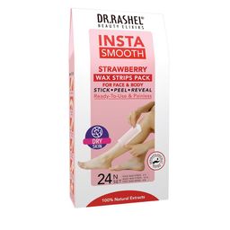 DR.RASHEL Insta Smooth Strawberry Wax Strips- 24 Strips-picture-17