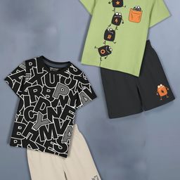 HELLCAT Girls Printed T-shirt with Shorts-image-83