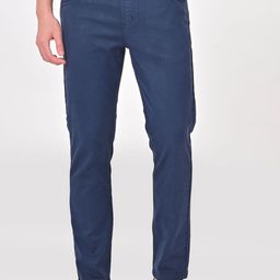 POE Men Smart Slim Fit Chinos Trousers-image-74