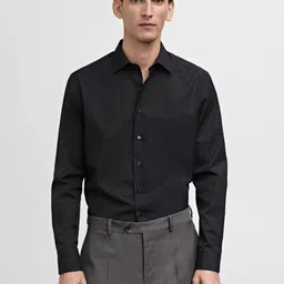 MANGO MAN Slim Fit Pure Cotton Casual Shirt-picture-41